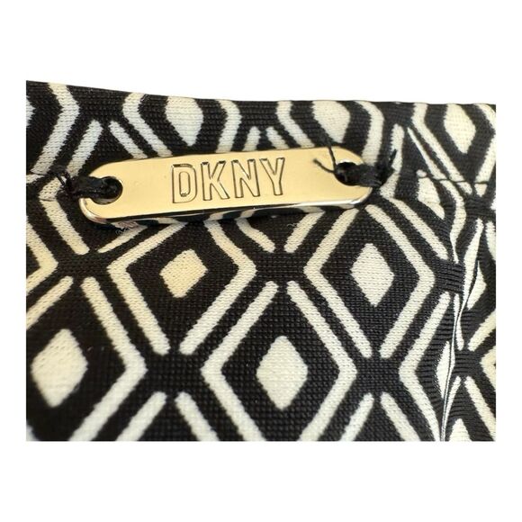 DKNY Black White Geo Print One Piece Swimsuit Size XXL - Picture 8 of 8